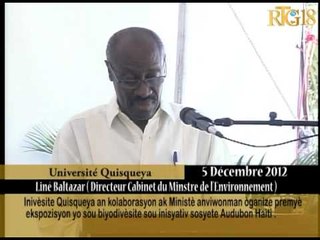 Inivèsite Quisqueya an kolaborasyon ak Ministè anviwonman òganize premyè ekspozisyon yo sou biyo