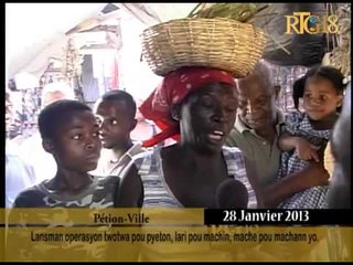 Lasnman operasyon twotwa pou pyeton,Lari pou machinn, Mache pou machann yo.