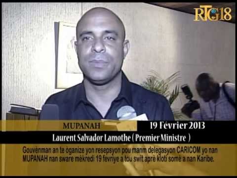 Gouvènman an te òganize yon resepsyon pou manm delegasyon CARICOM yo nan MUPANAH.