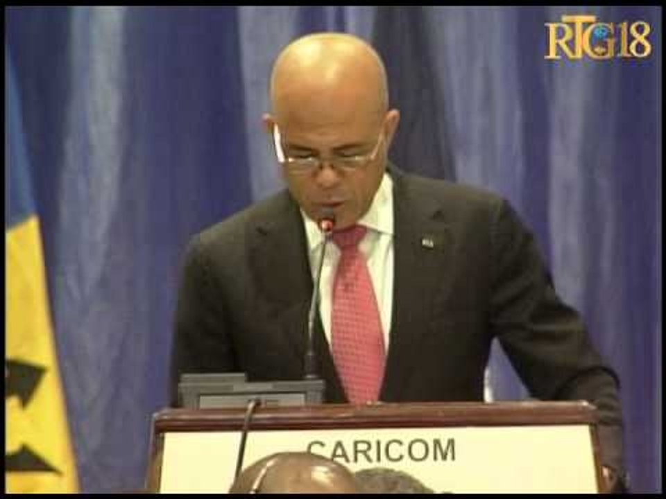 Seremoni lansman 24èm somè chèf leta ak chèf gouvènman peyi manm CARICOM yo nan peyi Dayiti.