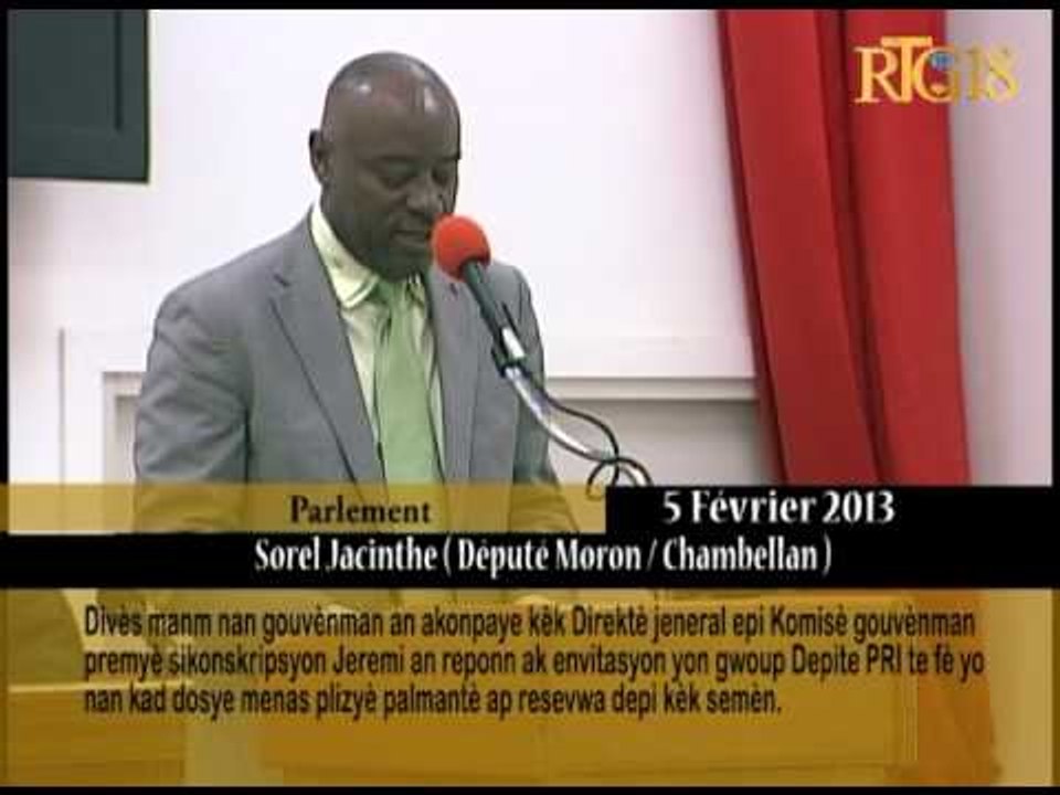 Divès manm nan gouvènman an akonpaye kèk Direktè jeneral reponn ak envitasyon yon gwoup Depite.