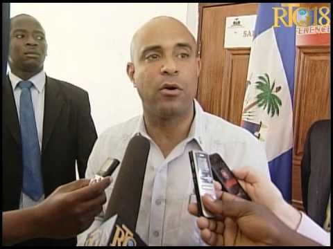 Rankont premye minis Laurent Salvador Lamothe ak responsab fim konstriksyon Estrella ak LGL.