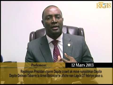 Reyaksyon Prezidan chanm Depite a swit ak move konpòtman Depite Delmas-Tabarre la.