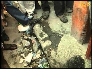 Panik nan Ri Magazen leta akoz yon twou kap degaje yon chalè.