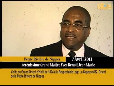Visite du Grand Orient d'Haïti de 1824 à la Respectable Loge La Sagesse # 62, Orient de la Petite Rivière de Nippes.