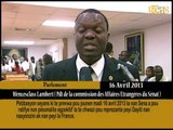 Pètibasyon seyans ki te prevwa pou jounen madi 16 Avril 2013 la nan Sena a.