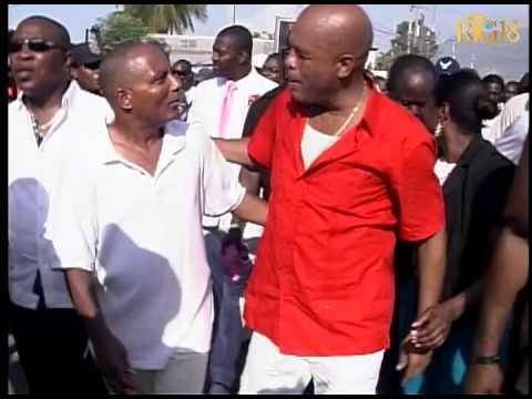 Vizit Prezidan Repiblik la Michel Joseph Martelly nan kad selebrasyon 200èm anivèsè Vil Kafou.