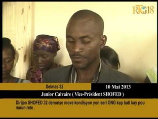 Dirijan SHOFED 32 denonse move kondisyon yon seri ONG kap bati kay pou moun rete.