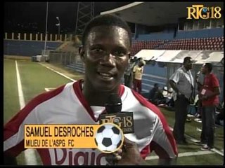 SAMUEL DESROCHES Milieu de l'ASPG FC.