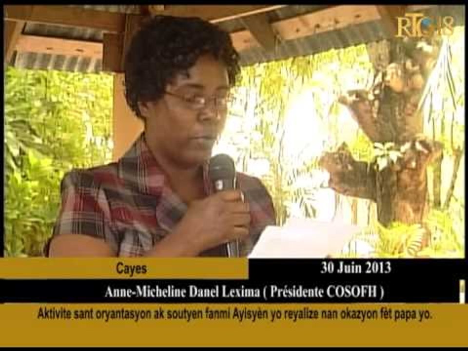 Aktivite sant oryantasyon ak soutyen fanmi Ayisyèn yo reyalize nan okazyon fèt Papa yo