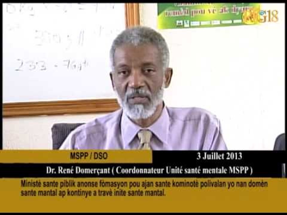 Ministè sante piblik anonse fòmasyon pou ajan sante kominotè polivalan yo nan domèn sante mantal