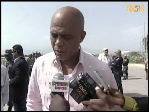 Depa Prezidan Repiblik la Michel Joseph Martelly pou peyi Etazini pou al patisipe nan plizyè rankont