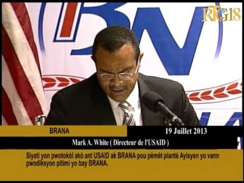 Siyati yon pwotokòl akò ant USAID ak BRANA pou pèmèt plantè Ayisyen yo nan pwodiksyon pitimi yo