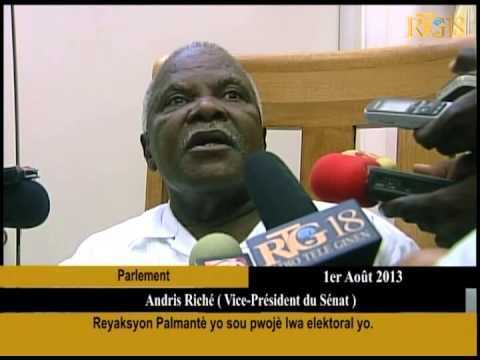 Reyaksyon Palmantè yo sou pwojè lwa elektoral yo