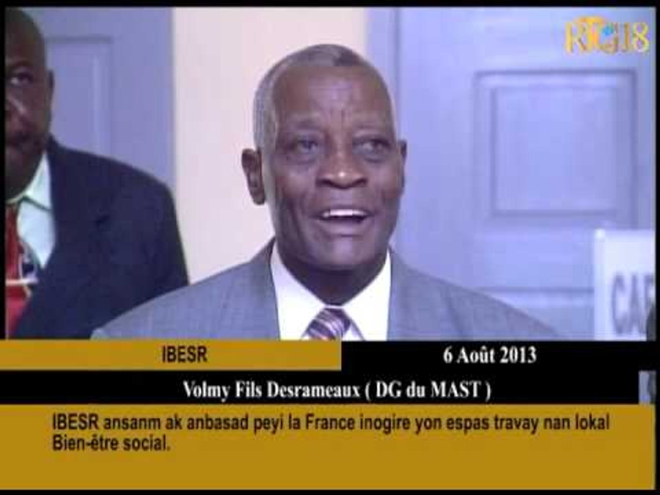 IBESR ansanm ak anbasad peyi la France inogire yon espas travay nan lokal Bien être social