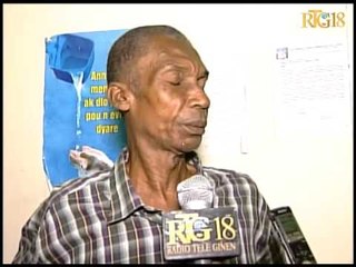 Reyaksyon papa Frantz Duverseau apre yon seyans odisyon sou asasina pitit li nan dat 18 oktòb 2010