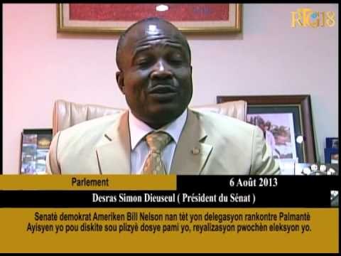 Senatè demokrat Ameriken Bil Nelson nan tèt yon delegasyon rankontre Palmantè Ayisyen yo
