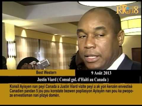 konsil Ayisyen nan peyi Canada a Justin Viard vizite peyi a ak yon kenzèn envestisè Canadien