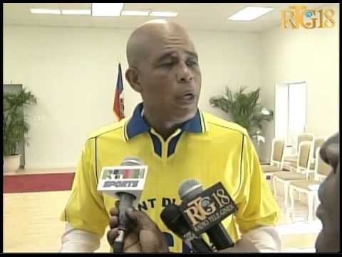 S.E.M Michel Joseph Martelly President de la République d'Haïti President d'honneur du RACING CLUB