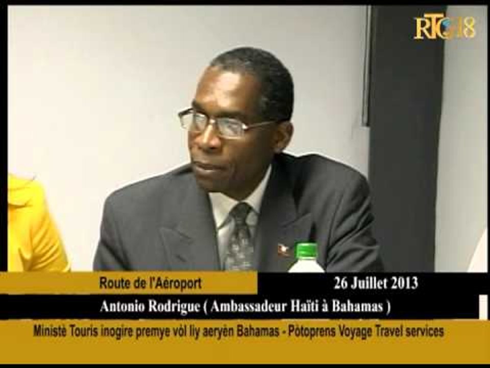 Ministè Touris inogire premye vòl liy aeryèn Bahamas Pòtoprens Voyage Travel Services