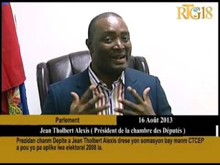 Télécharger la video: Prezidan Chanm Depite a Jean Tholbert Alexis drese yon somasyon bay manm CTCEP a pou yo