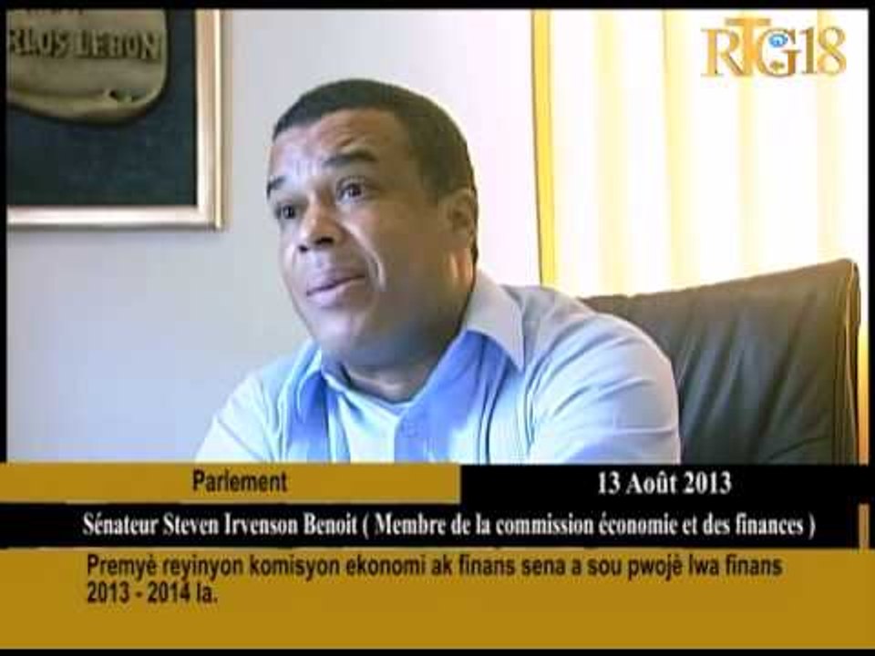 Premyè reyinyon komisyon ekonomi ak finans sena a sou pwojè lwa finans 2013 -2014 la