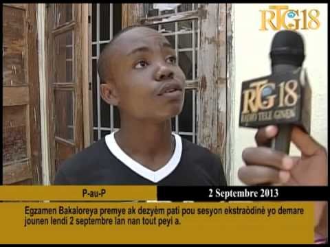 Egazamen Bakaloreya premye ak dezyèm pati pou sesyon ekstraòdinè yo demare jounen Lendi 2 Septembre