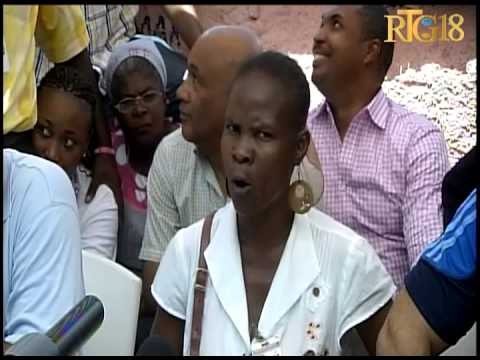 Premye Minis Laurent Salvador Lamothe akonpaye Minis afè sosyal la Charles Jean Jacques inogire pand