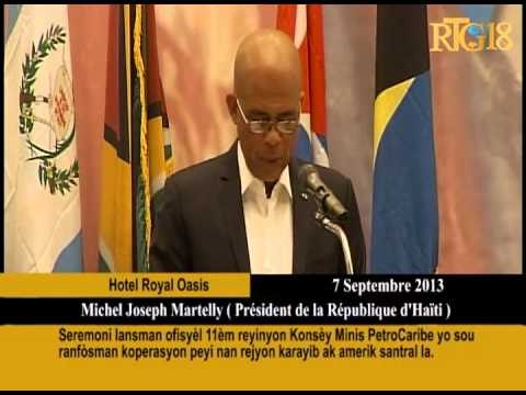 Seremoni lansman ofisyèl 11èm reyinyon konsèy Minis PetroCaribe yo sou ranfòsman koperasyon peyi na