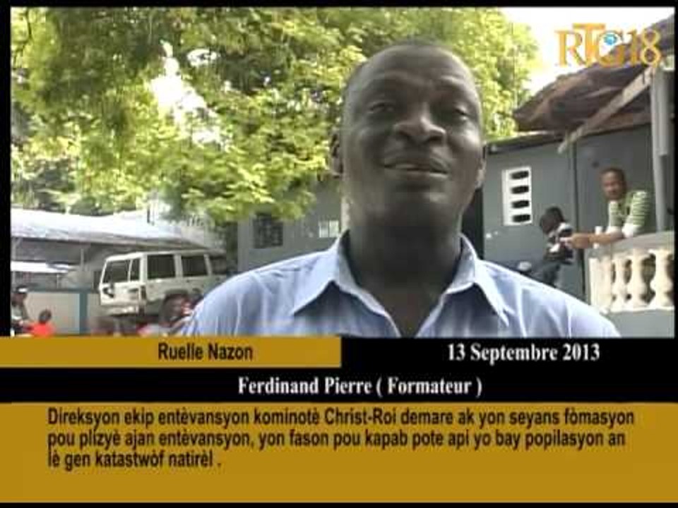 Direksyon ekip entèvansyon kominotè Christ Roi demare ak yon seyans fòmasyon pou plizyè ajan