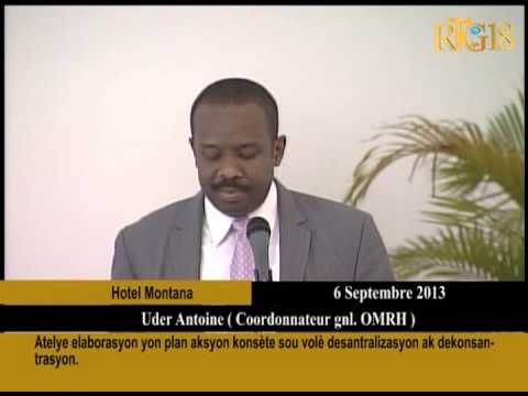 Atelye eleborasyon yon plan aksyon konsène sou volè desantralizasyon ak dekonsantrasyon