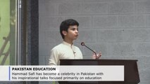 Pakistan’s Little Professor captivates crowds with motivational speeches