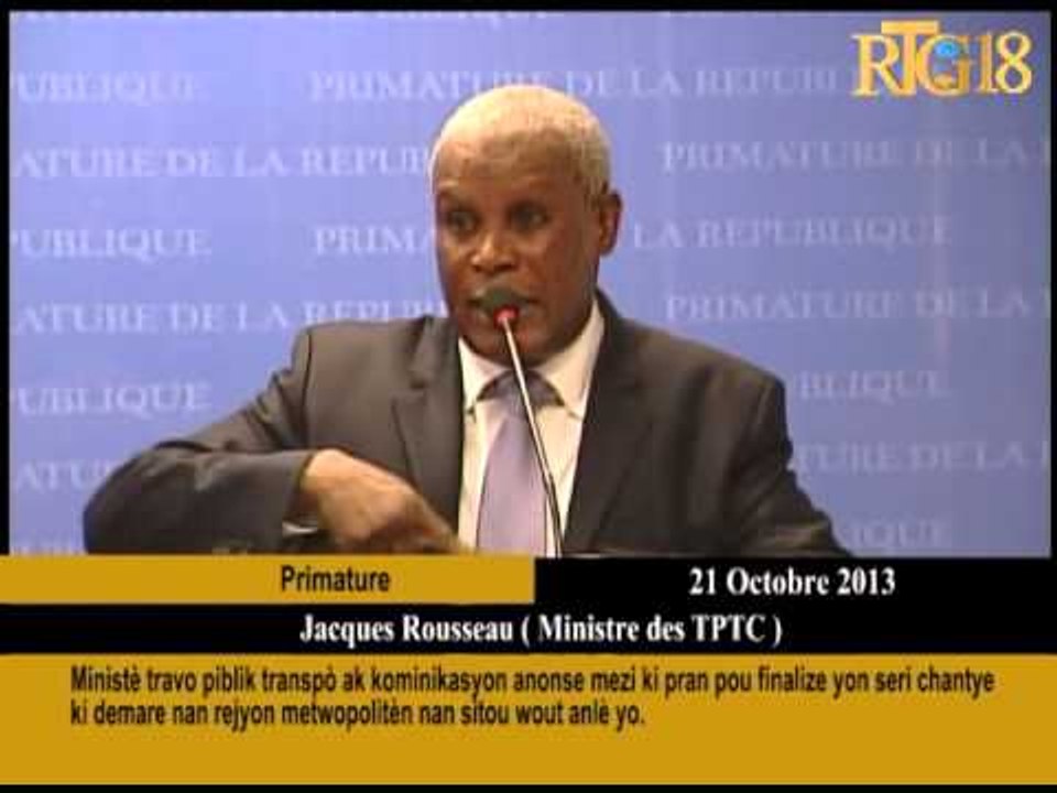 Ministè travo piblik transpò ak kominikasyon anonse mezi ki pran pou finalize yon seri chantye