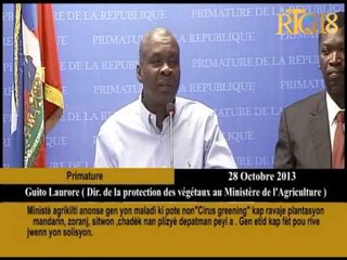 Ministè agrikilti anonse gen yon maladi ki pote non'l Cirus greening'' kap ravaje plantasyon mandari