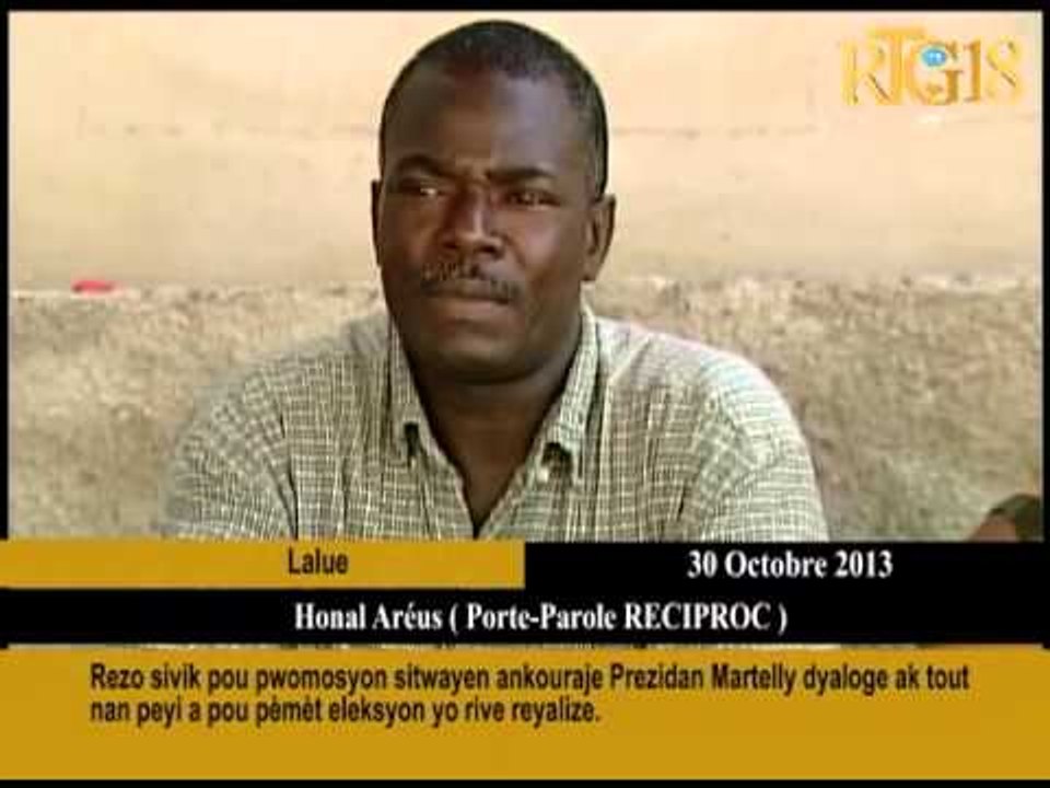 Rezo sivik pou pwomosyon sitwayen ankouraje Prezidan Martelly dyaloge ak tout sektè nan peyi a pou p