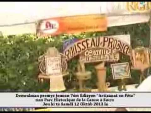 Dewoulman premye jounen 7èm Edisyon ''Artisanat en Fête'' nan Parc Histirique de la Canne à Sucre