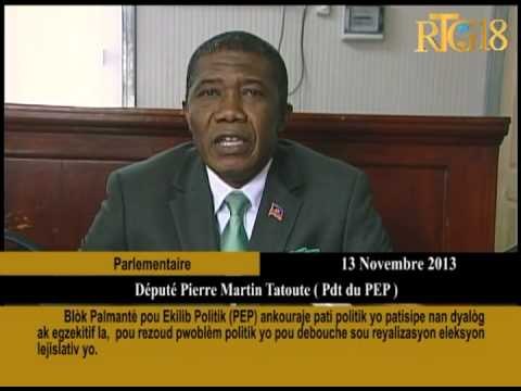 Blòk Palmantè pou Ekilib Politik PEP ankouraje pati politik yo patisipe nan dyalòg ak egzekitif la,