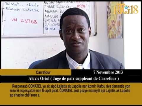 Responsab CONATEL yo ak sipò Lajistis ak Lapolis nan komin Kafou rive demantle yon rezo espesyalize