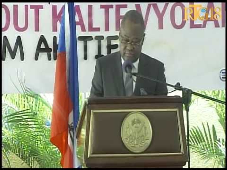 Seremoni inogirasyon biwo lit kont vyolans kap fèt sou fanm ak tifi Ministè kondisyon fanm ak dwa fa