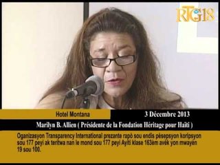 Oganizasyon Transparency International prezante rapò sou endis pèsepsyon koripsyon sou 177 peyi ak t