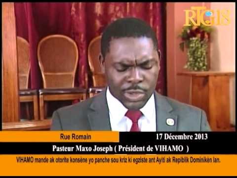 VIHAMO mande ak otorite konsène yo panche sou kriz ki egziste ant Ayiti ak Repiblik Dominikèn lan
