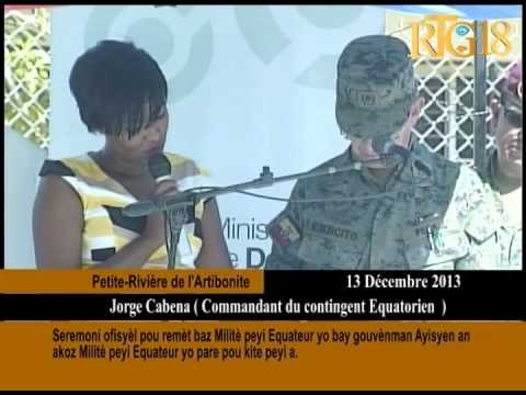 Seremoni ofisyèl pou remè baz Militè peyi Equateur yo bay Gouvènman Ayisyen an akoz Militè peyi Equa