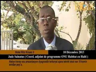 Atelye travay sou prezantasyon dyagnostik teritoryal ajans teknik lokal nan 10 komin anndan peyi a