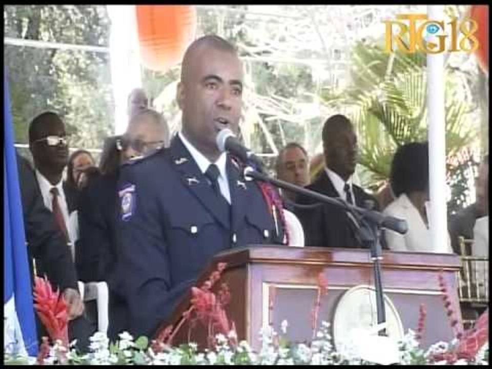 Seremoni gradyasyon 1058 Polisye 24èm pwomosyon PNH la nan lekòl nasyonal fònasyon PNH la aprè 8 mwa