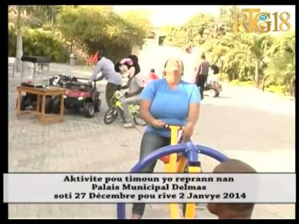 Aktivite pou timoun yo reprann nan Palais Municipal Delmas soti 27 Décembre pou rive 2 Janvye 2014