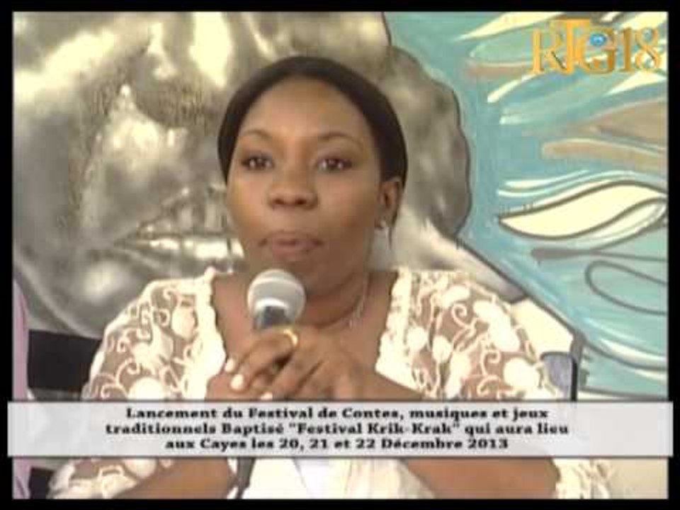 Lancement du Festival de Contes, Musiques et Jeux traditionnels Baptisé '' Festival Krik Krak '' qui