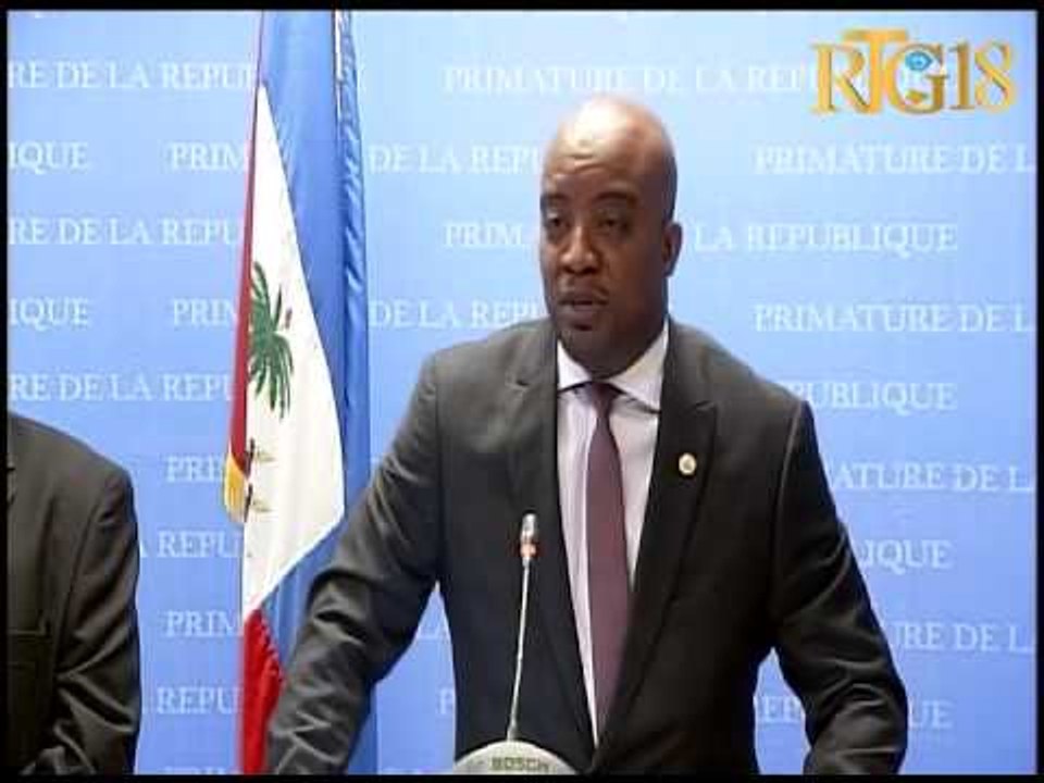 Minis Afè etranjè a Pierre Richard Casimir akonpaye Minis agrikilti a Thomas Jacques ak Direktè jene