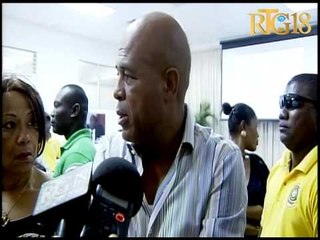 Vizit Prezidan Repiblik la Michel Joseph Martelly nan Bibliothèque Nationale swit ak yon ekspozisyon