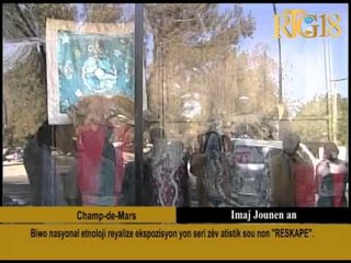 Biwo nasyonal etnoloji reyalize ekspozisyon yon seri zèv atistik sou non ''RESKAPE''