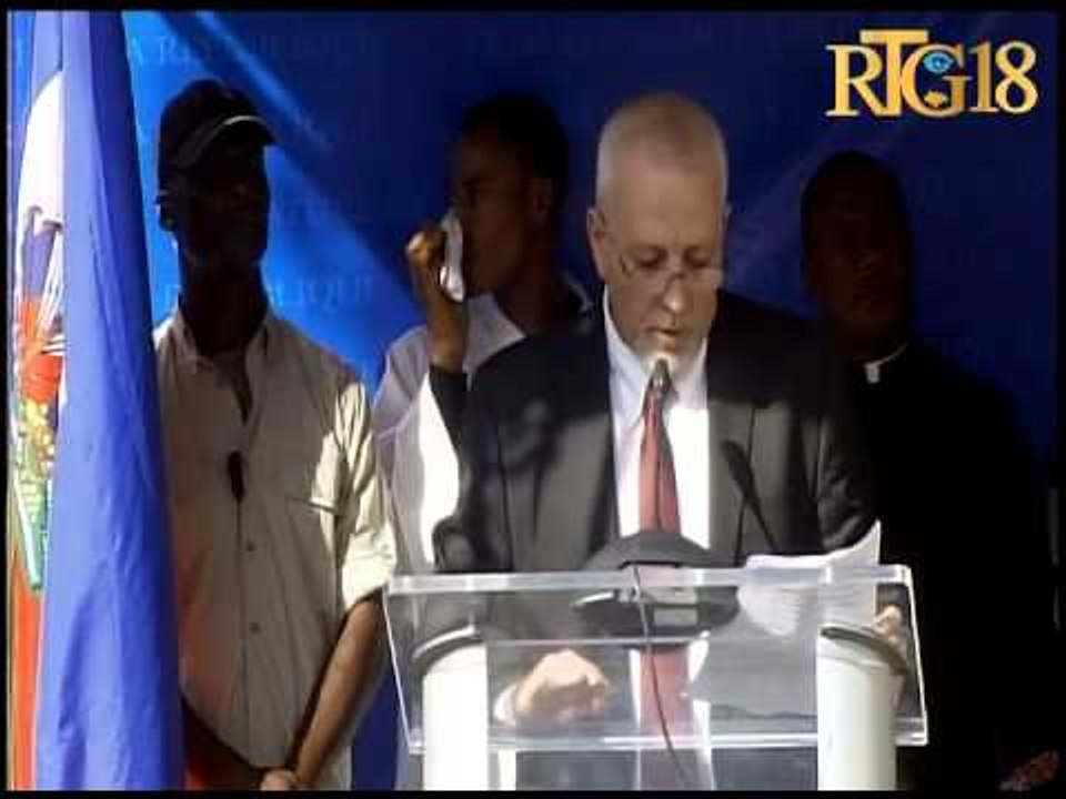 Vizit Premye Minis Laurent Salvador Lamothe nan komin Terre Neuve depatman Latibonit pou inogire yon